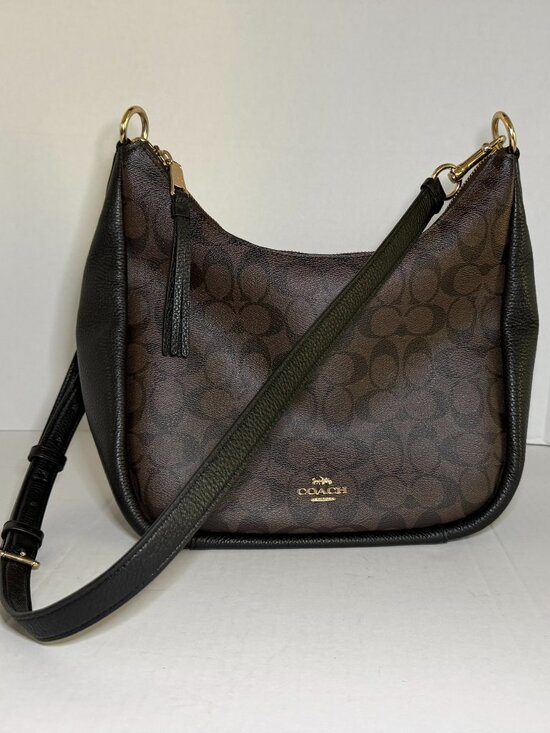 Coach Handbags - Coach Jules Hobo in Signature Canvas